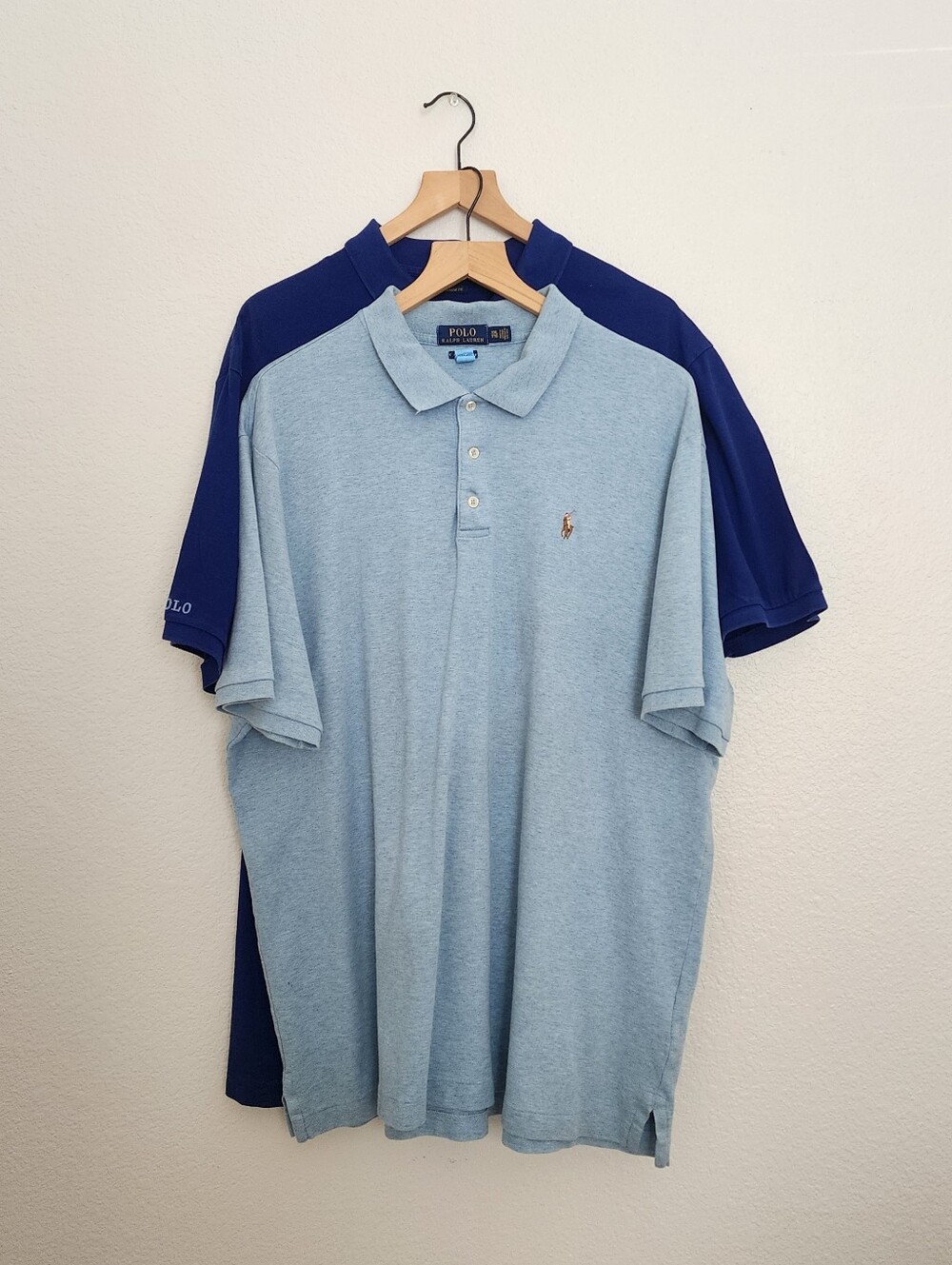 Bundle of 2 Polo Ralph Lauren Men's XXL Classic-Fit Polo Shirts